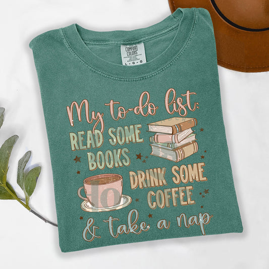 Bookish To-Do List (tshirt/sweatshirt)