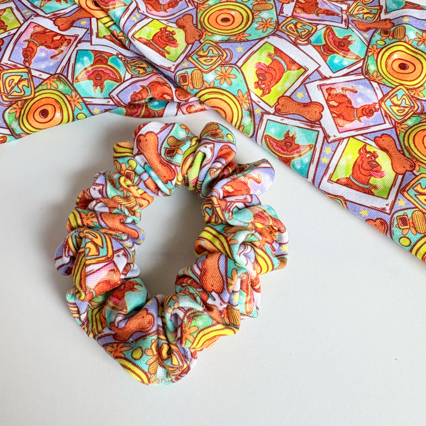 Polaroid Pup Scrunchie (Skinny)