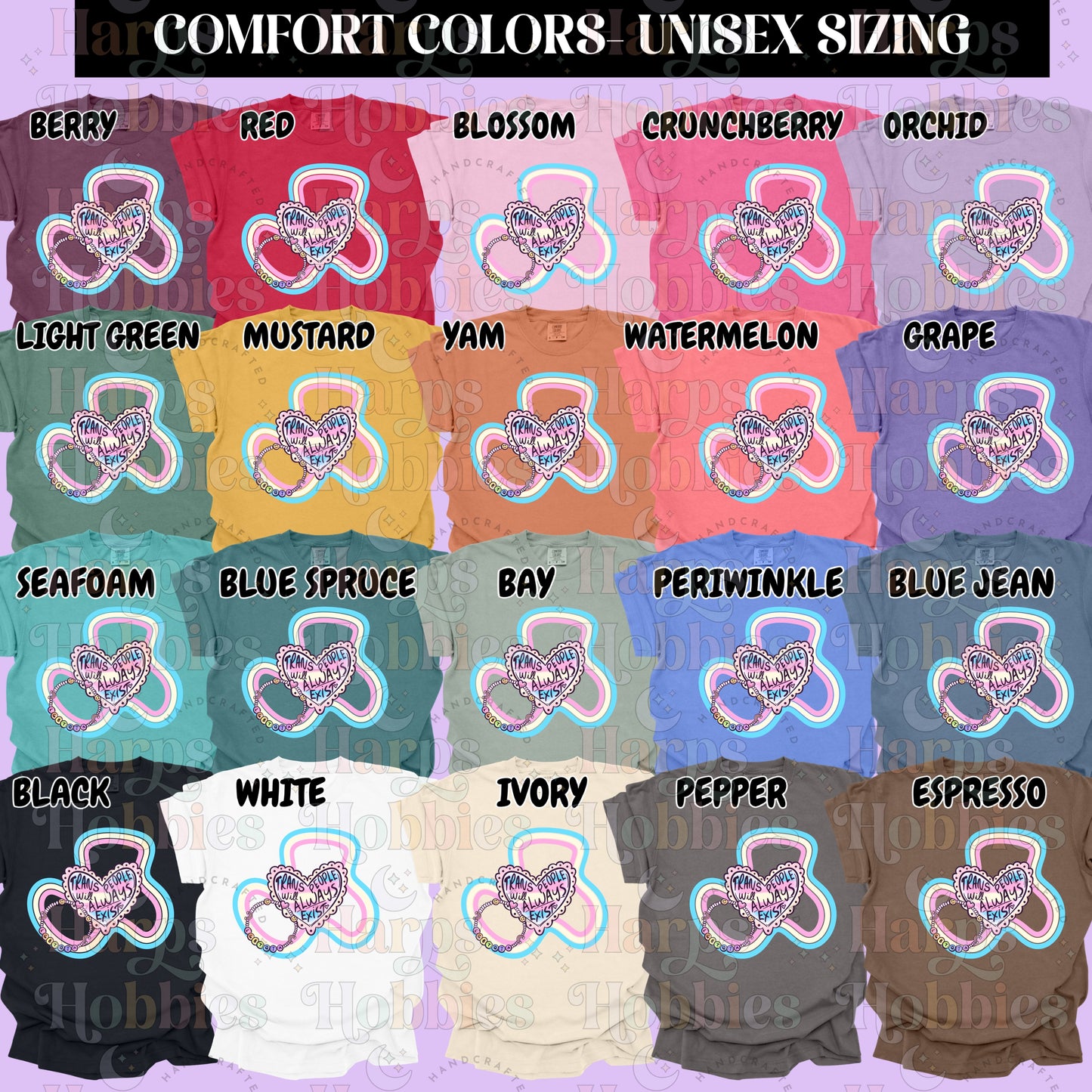 Trans PEOPLE will always exist (tshirt/sweatshirt)