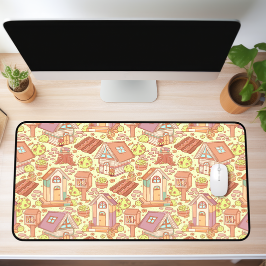 Bookish Houses Desk Mat (4 sizes)