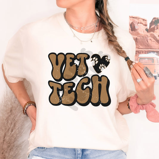 Vet Tech Wavy (tshirt/sweatshirt)