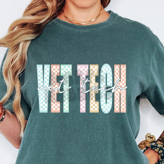 Vet Tech Checks (tshirt/sweatshirt)