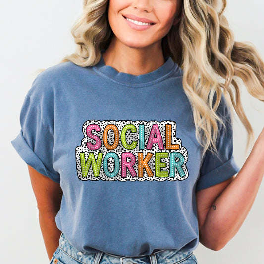 Spotted Social Worker (tshirt/sweatshirt)