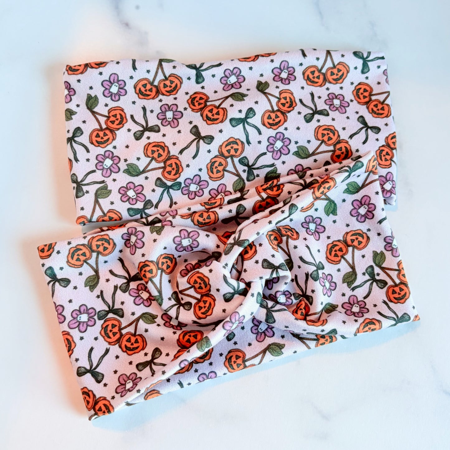 Pumpkin Cherries Headband