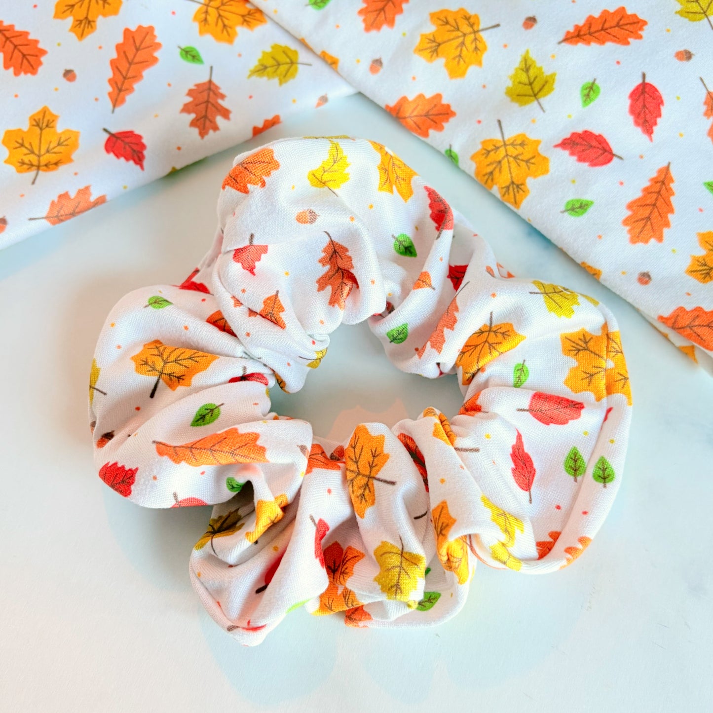 Fall Leaves Scrunchie (Regular)