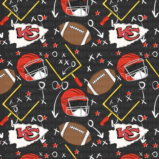 Kansas City Chiefs  (headband/scrunchie)