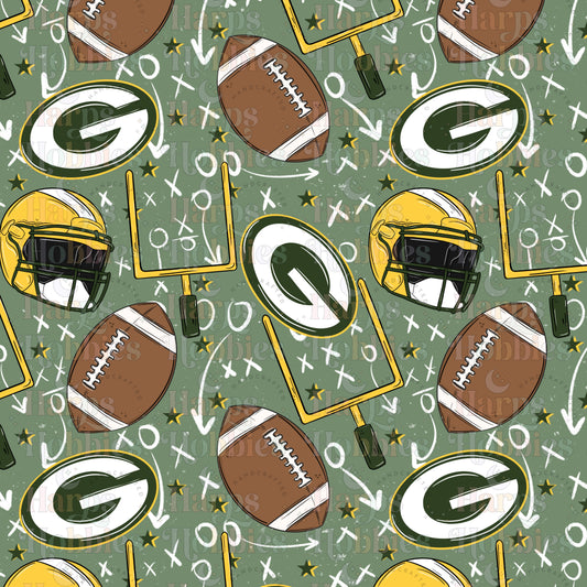 Green Bay Packers (headband/scrunchie)