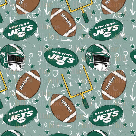 New York Jets (headband/scrunchie)