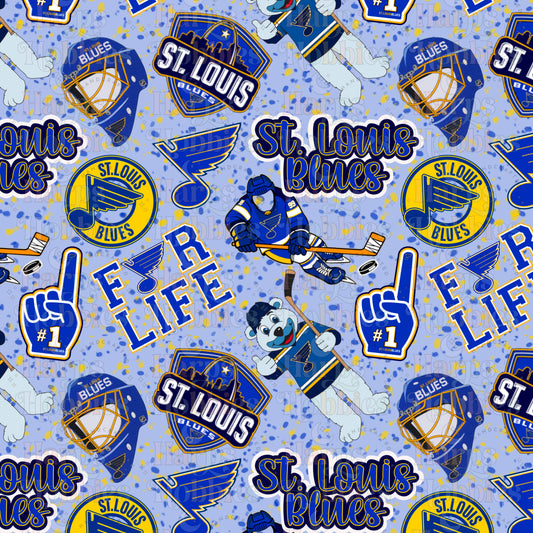 St. Louis Blues (headband/scrunchie)