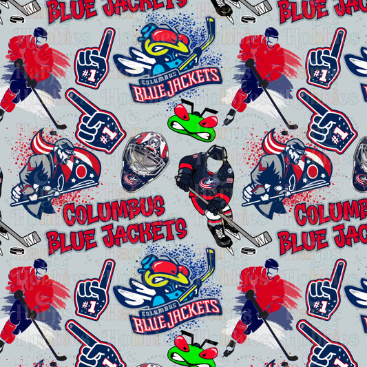 Columbus Blue Jackets (headband/scrunchie)