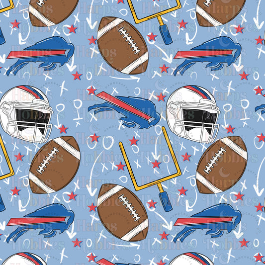 Buffalo Bills (headband/scrunchie)