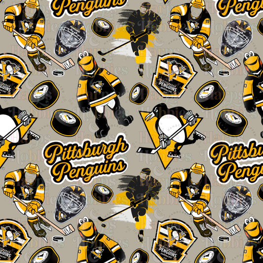 Pittsburgh Penguins (headband/scrunchie)