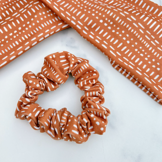 Rustic Lines Scrunchie (Skinny)