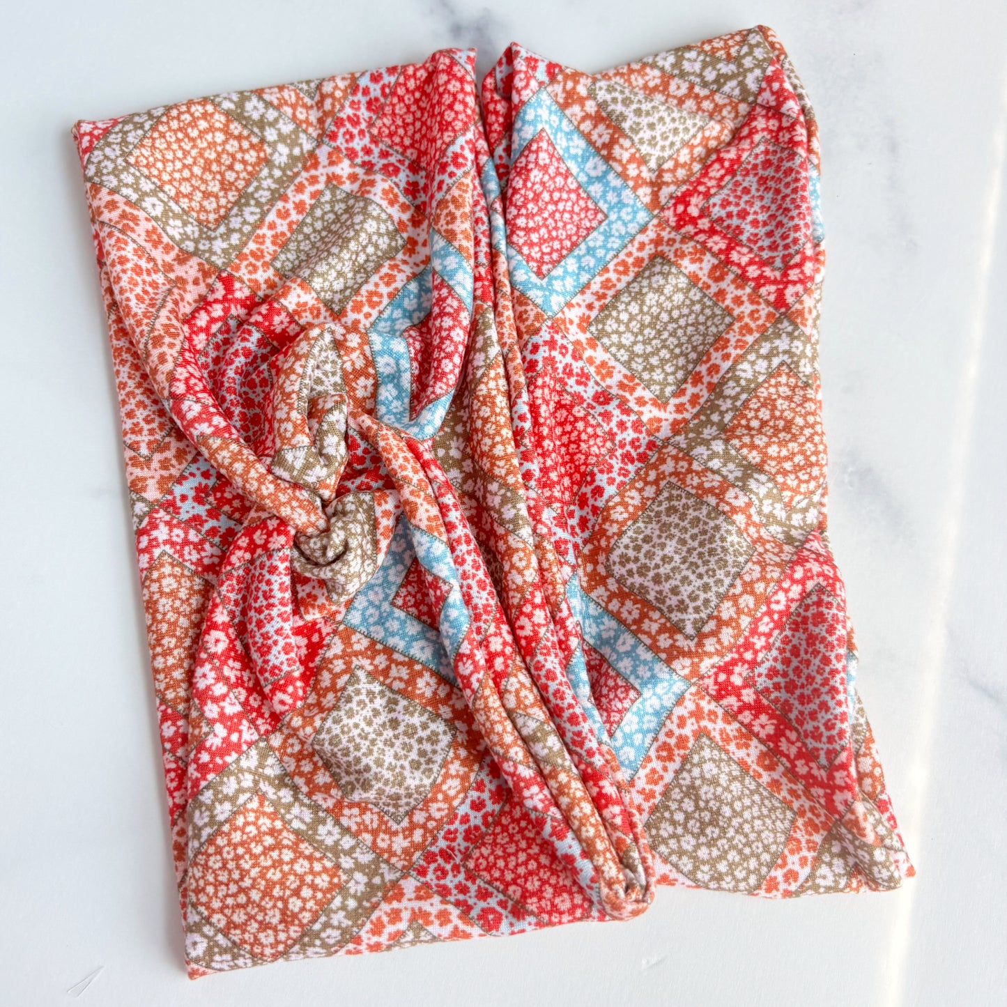Fall Floral Patchwork Headband