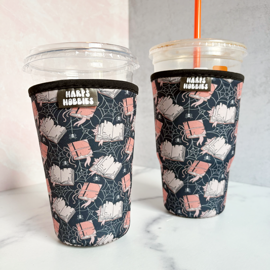 Spooky Books Drink Sleeve (2 sizes)