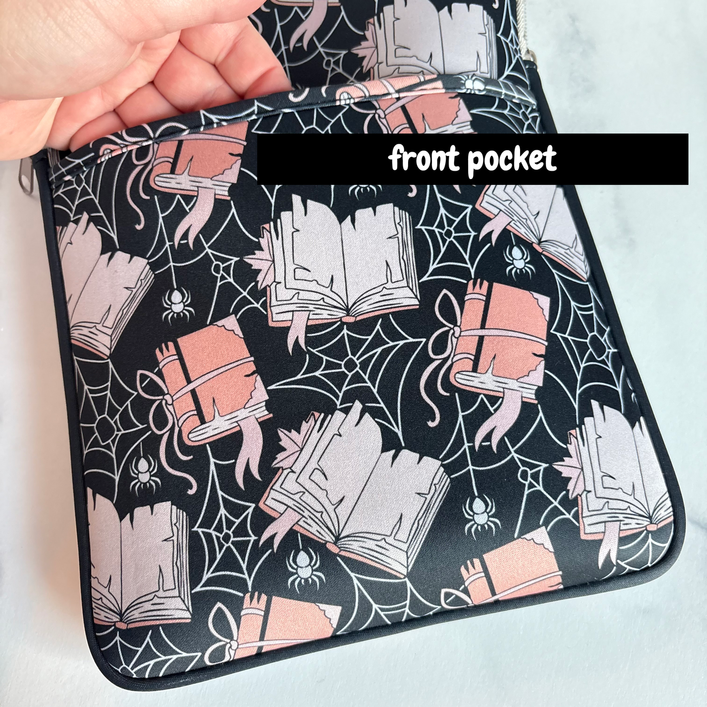 Spooky Books Book Sleeve