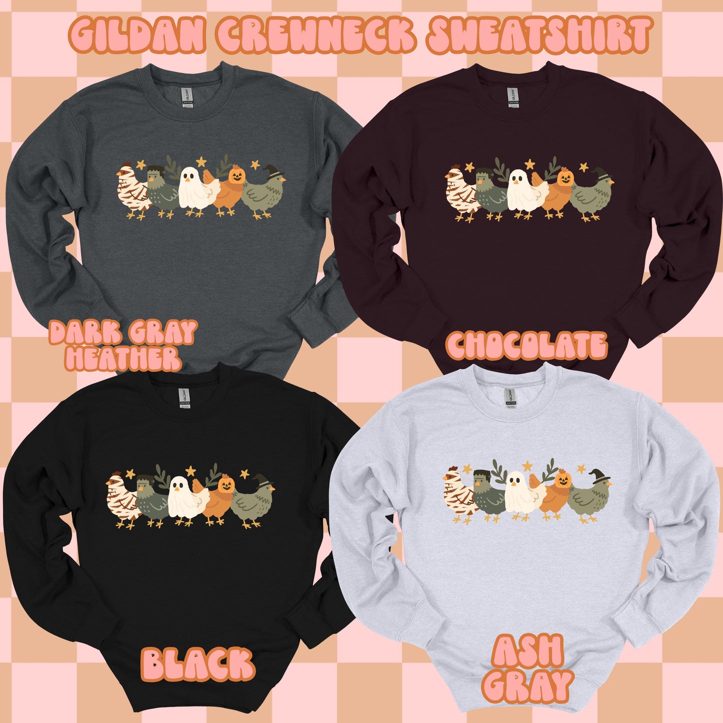 Spooky Chickens Tshirt/Sweatshirt/Long Sleeve