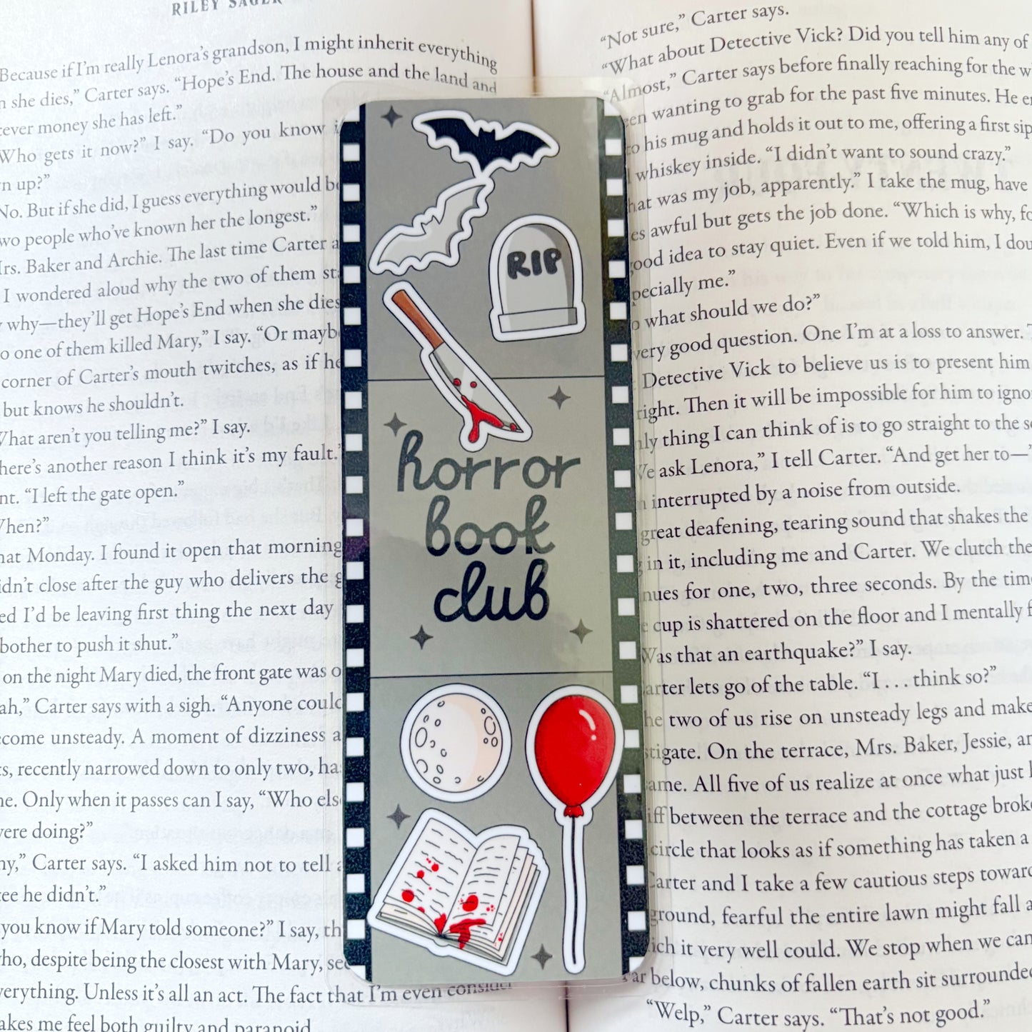 Horror Book Club Bookmark