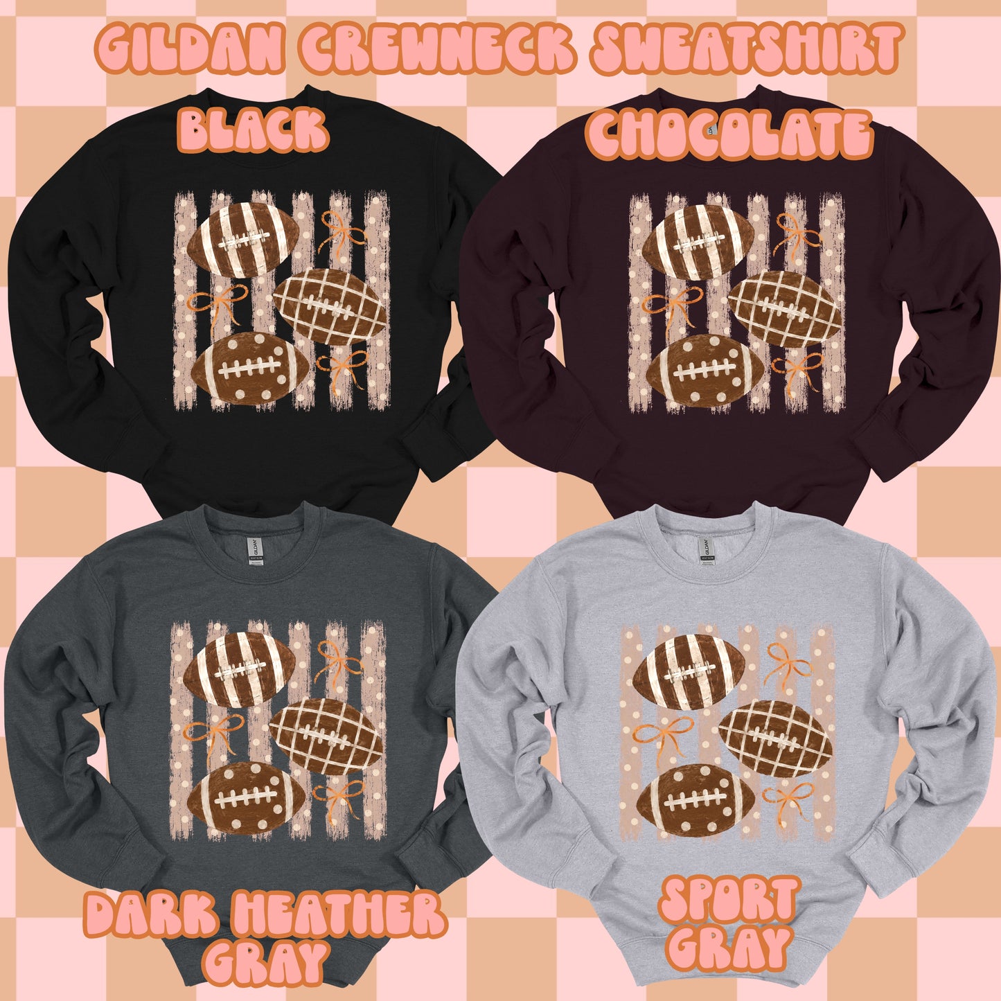 Football Stripes Tshirt/Sweatshirt/Long Sleeve