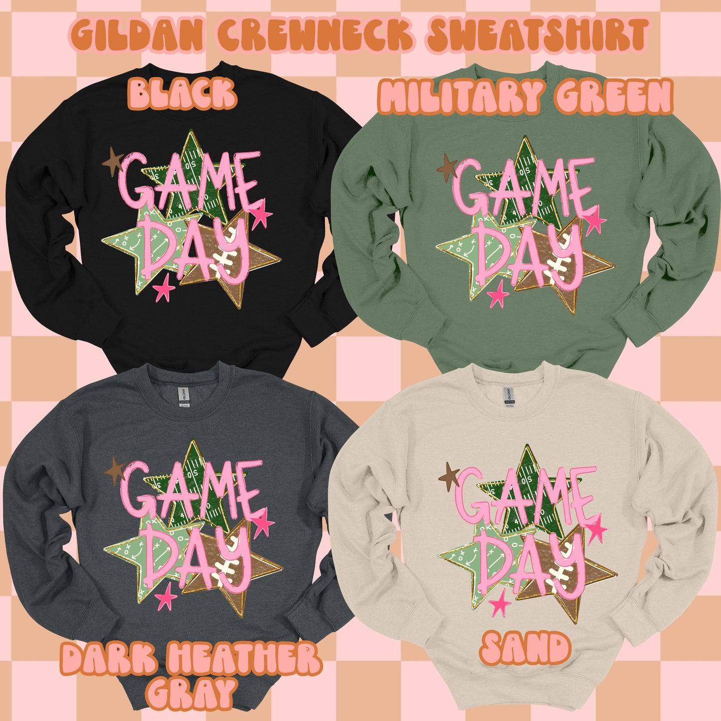Game Day Stars Tshirt/Sweatshirt/Long Sleeve