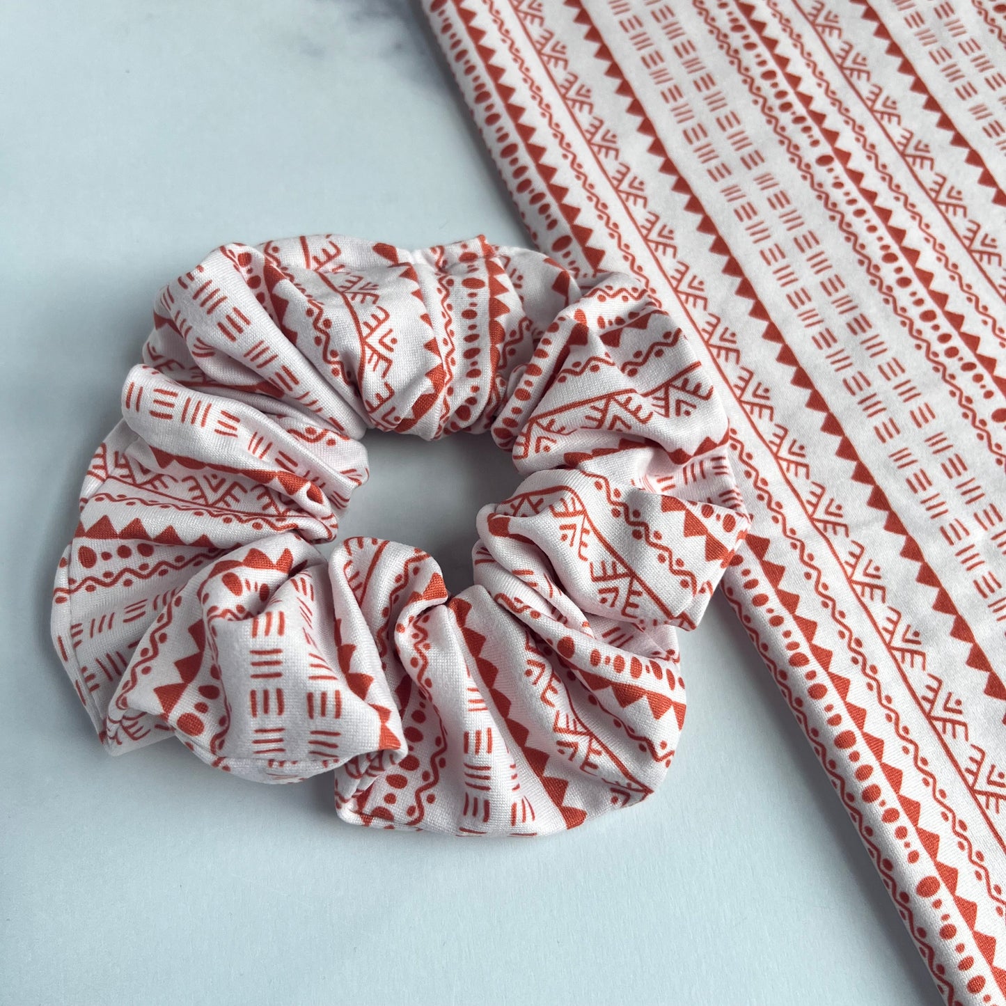 Mauve Symbols Scrunchie