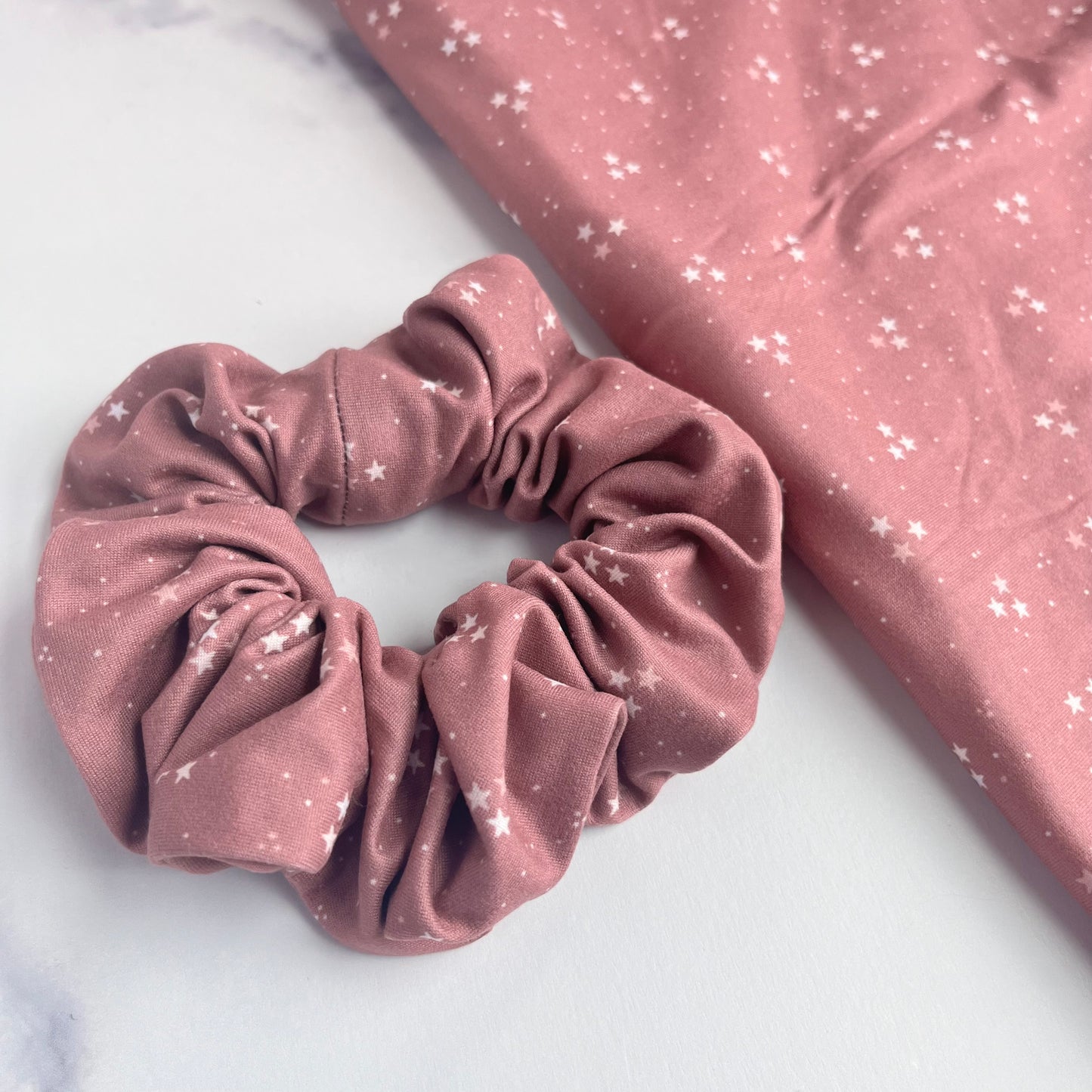 Merlot Stars Scrunchie