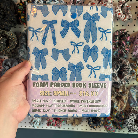 Blue Bows SMALL 10x17" sleeve