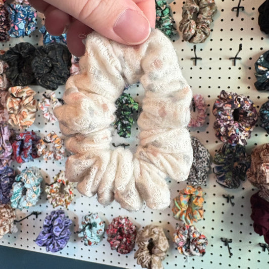 Waffle Terrazzo Scrunchie (Skinny)