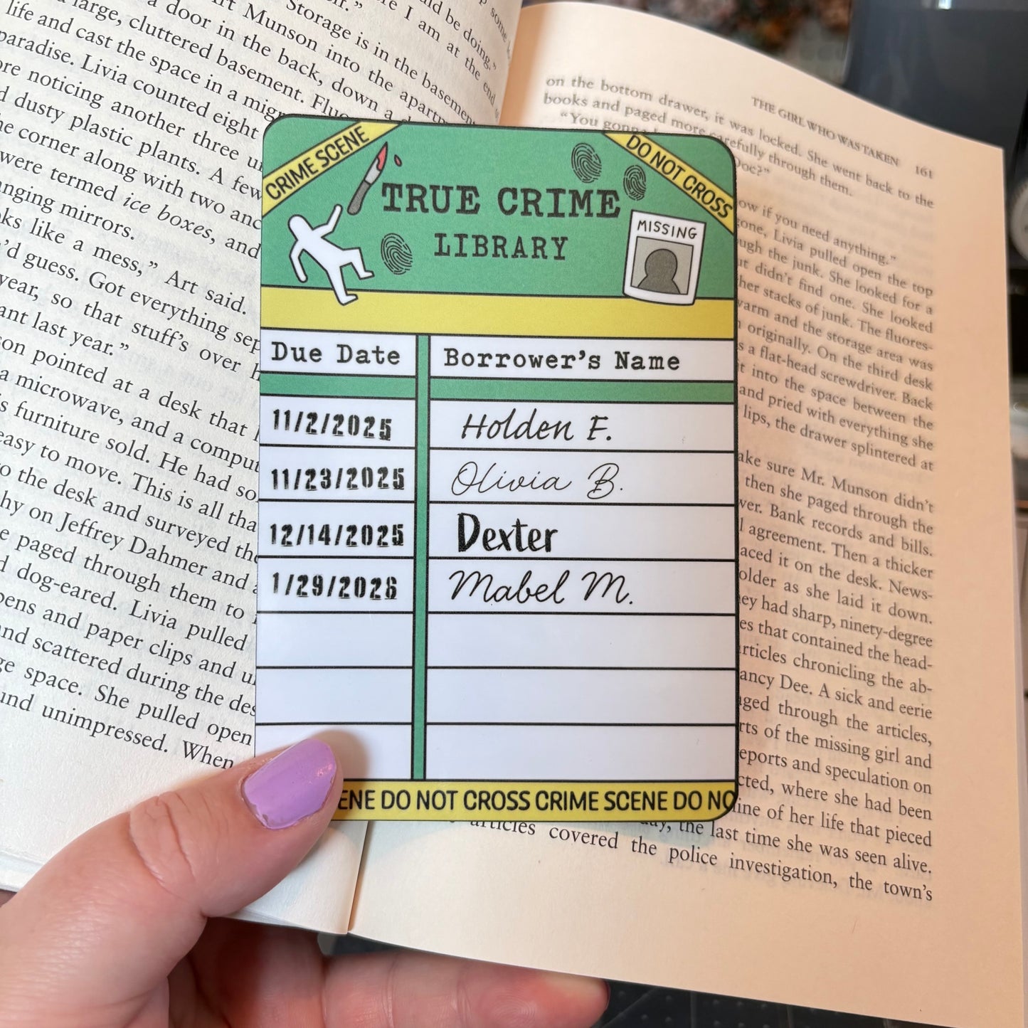Library Card Bookmarks