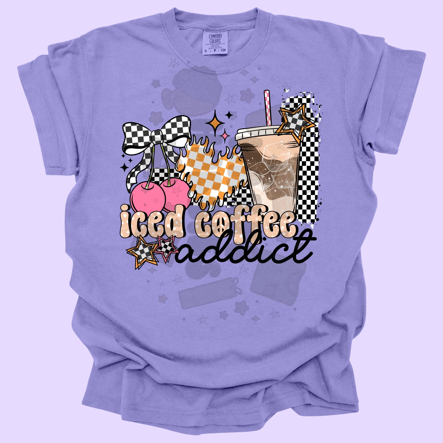 Iced Coffee Addict (tshirt/sweatshirt)
