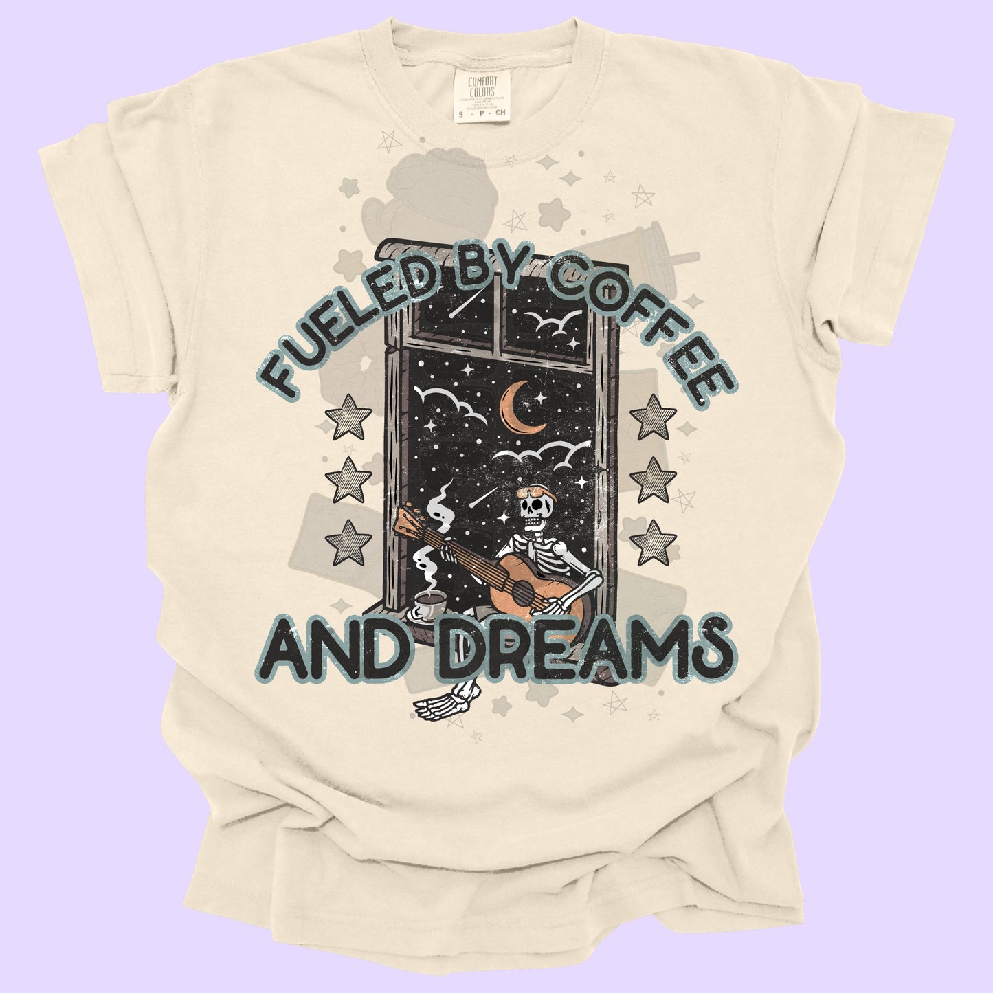 Fueled by coffee and dreams (tshirt/sweatshirt)