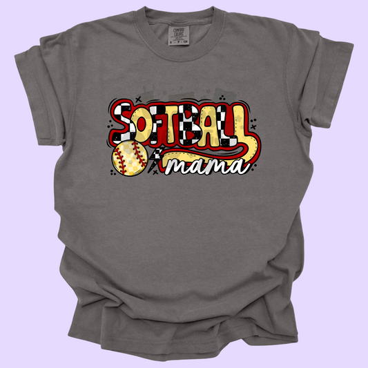 Softball Mama (tshirt/sweatshirt)