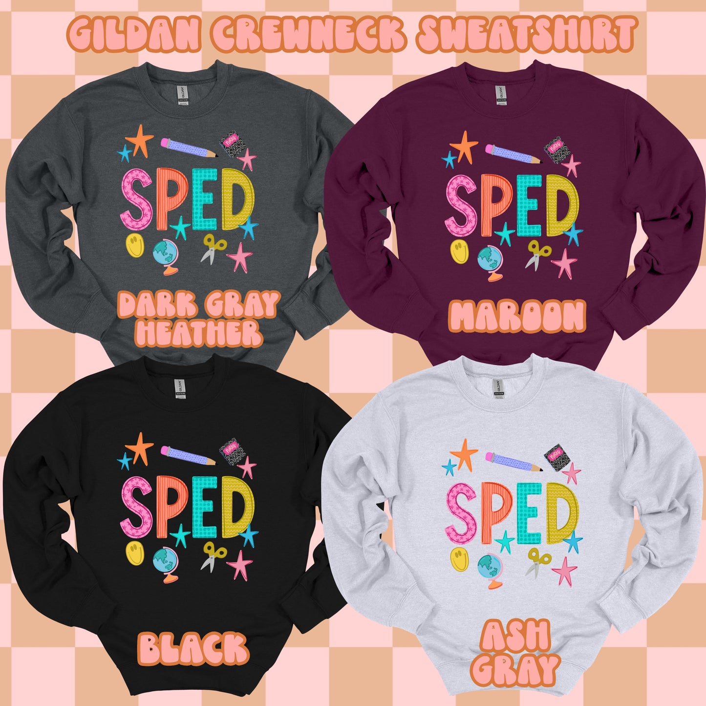 SPED Doodles Tshirt/Sweatshirt/Long Sleeve