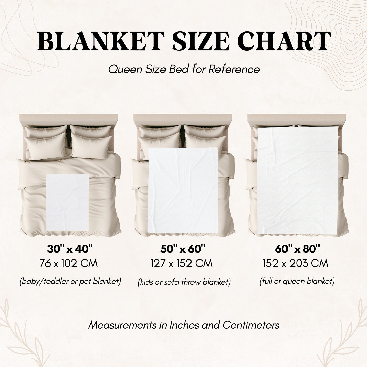 PRE ORDER BLANKET 60X75"