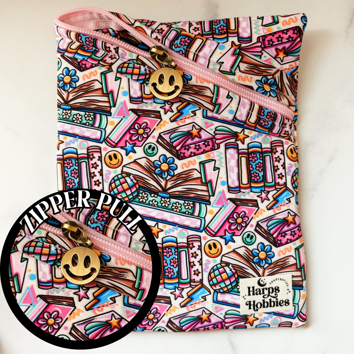 Retro Reading Tablet/Book Sleeve (2 sizes)
