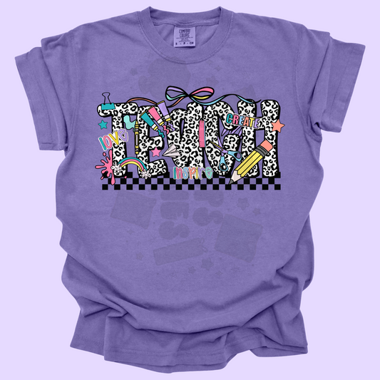 Teach Cheetah (tshirt/sweatshirt)