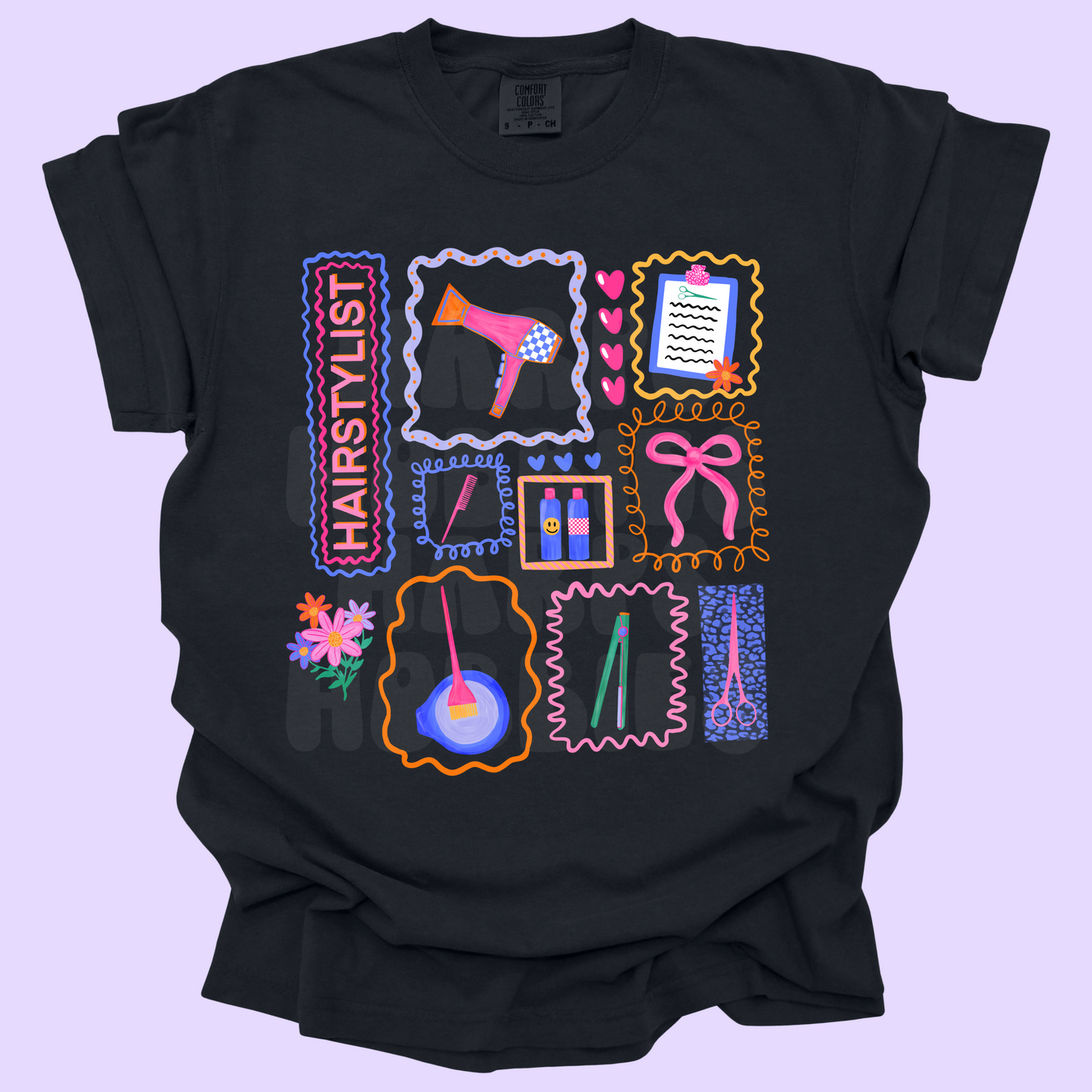 Hair Stylist Doodles (tshirt/sweatshirt)