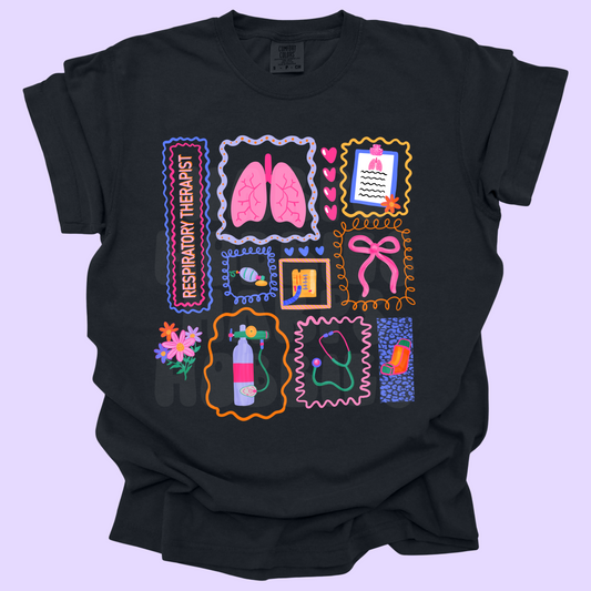 Respiratory Therapist Doodles (tshirt/sweatshirt)