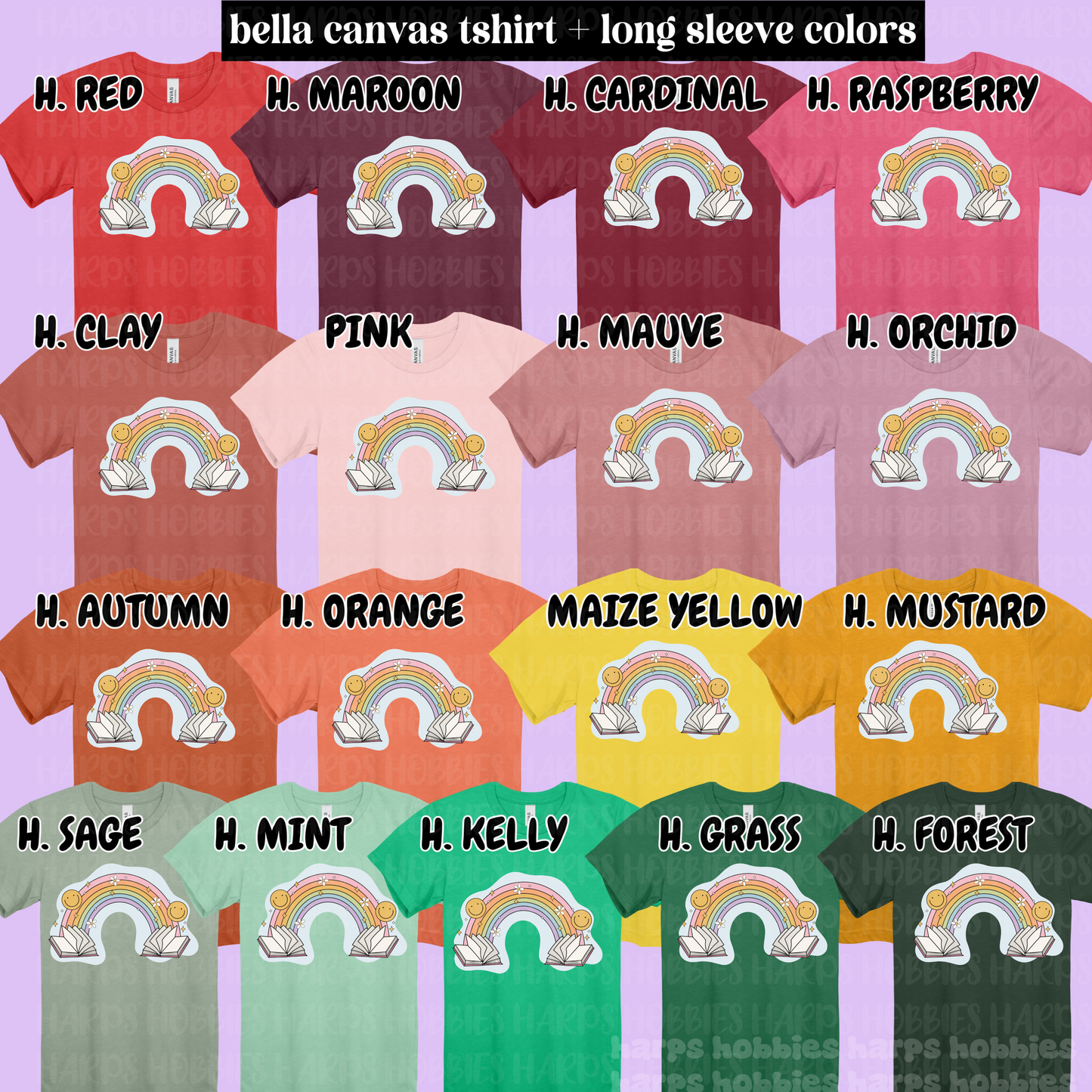 Rainbow Reading (tshirt/hoodie/sweatshirt/longsleeve)