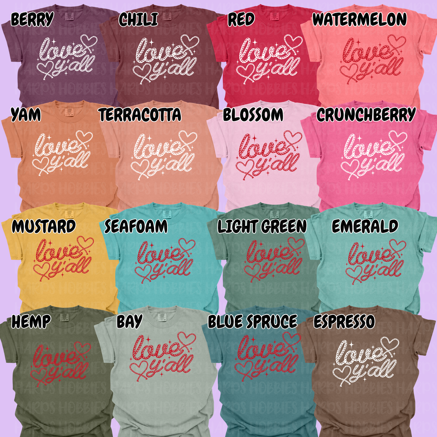 Love Y'all (tshirt/hoodie/sweatshirt/longsleeve)