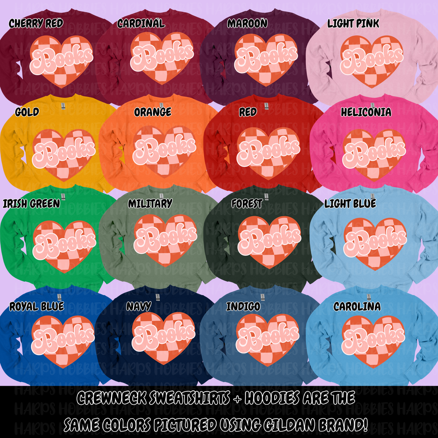 Books Heart (tshirt/hoodie/sweatshirt/longsleeve)
