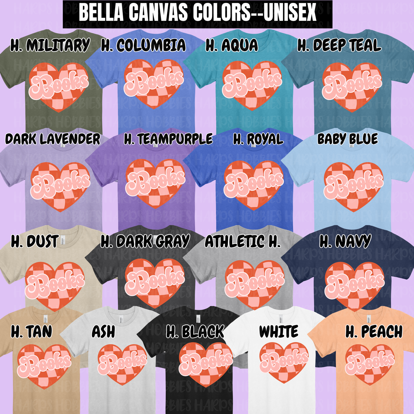 Books Heart (tshirt/hoodie/sweatshirt/longsleeve)