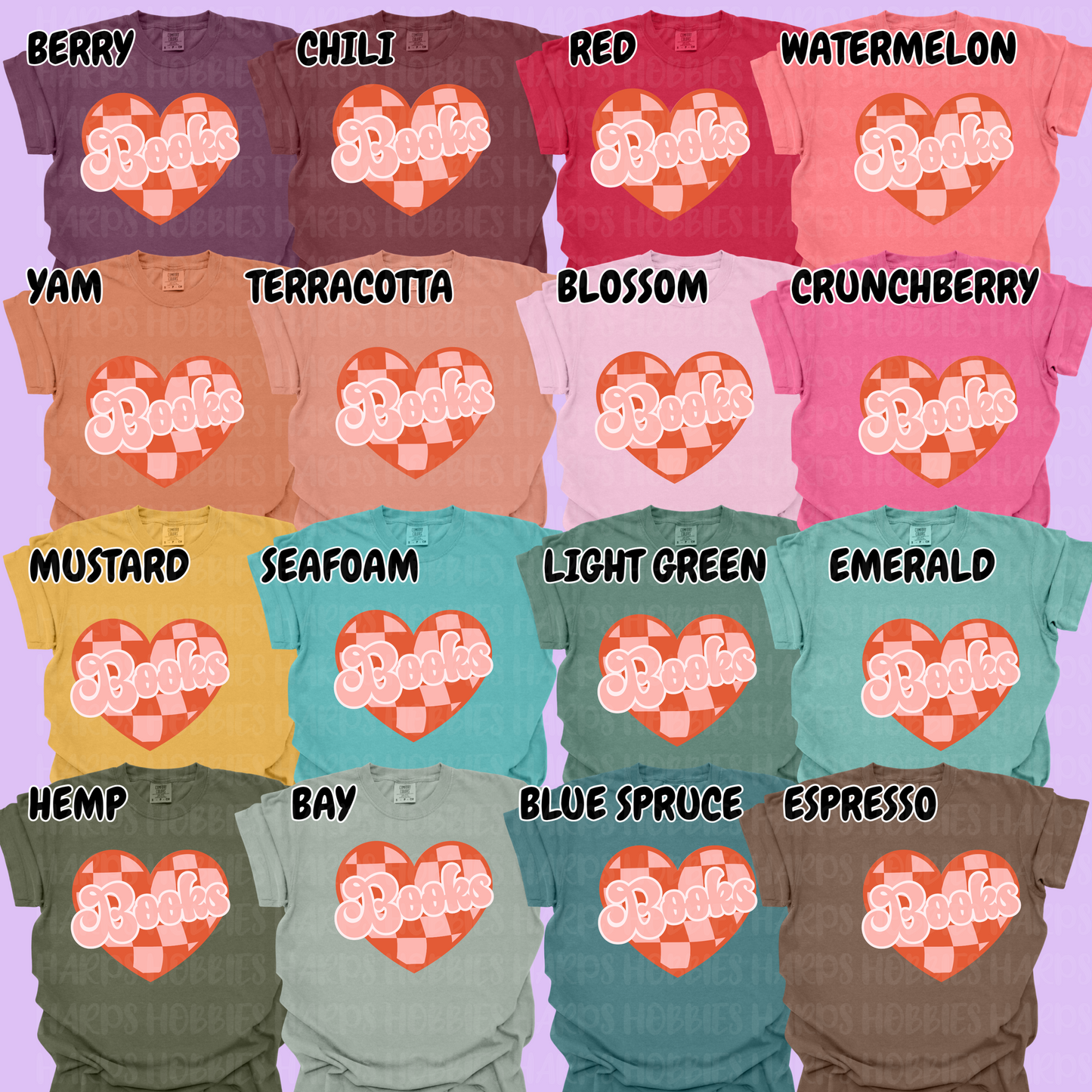 Books Heart (tshirt/hoodie/sweatshirt/longsleeve)