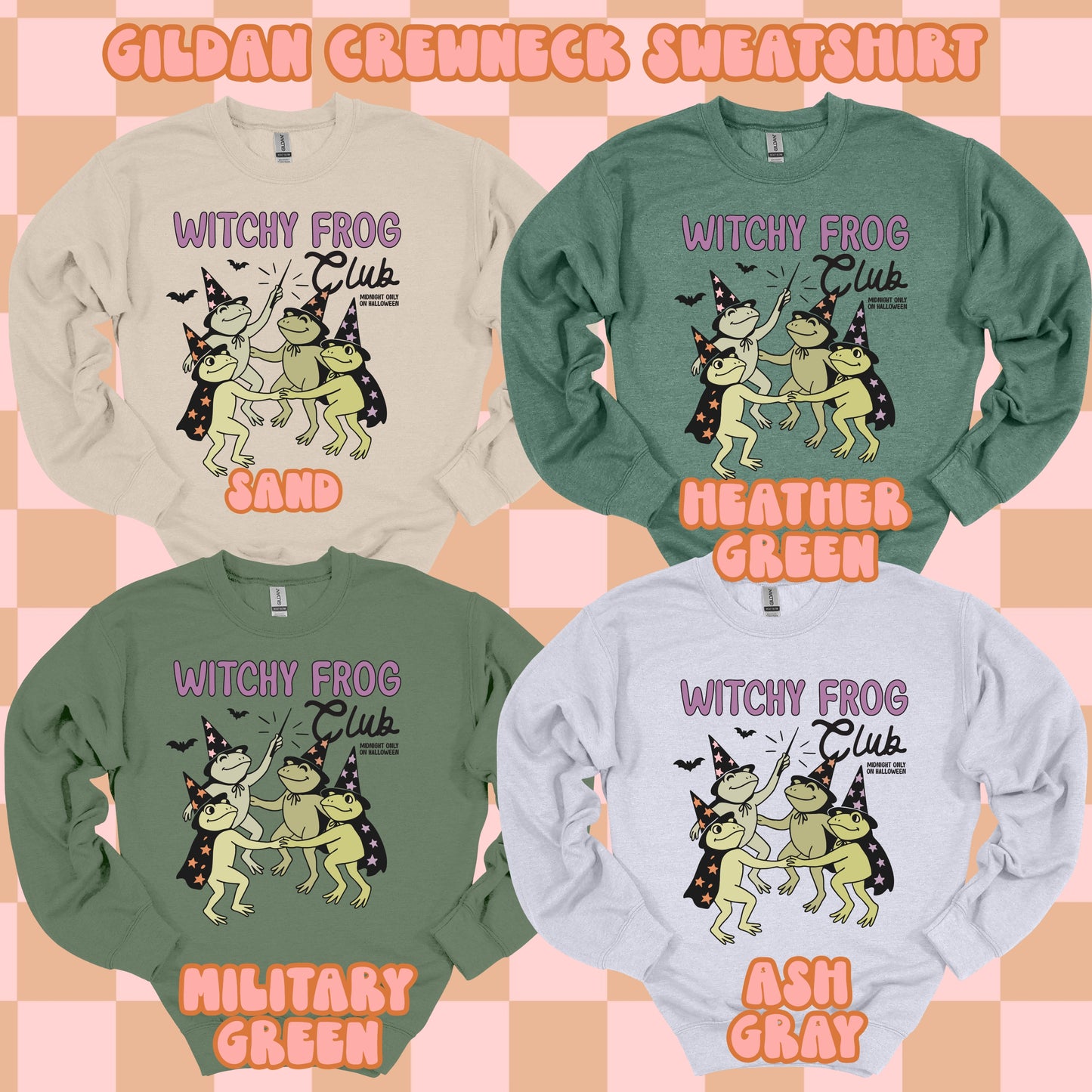 Witchy Frog Club Tshirt/Sweatshirt