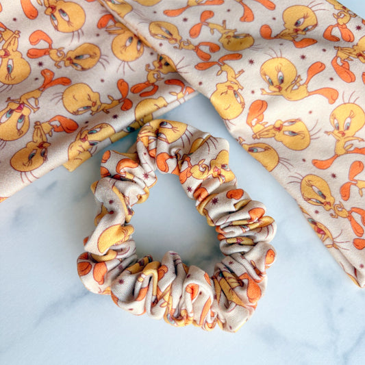Tweety Bird Scrunchie (Skinny)