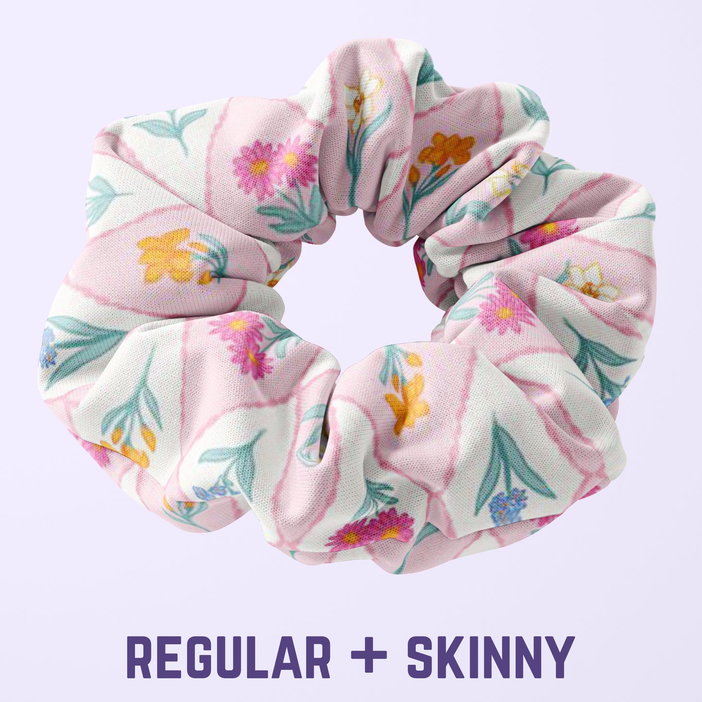 Diamond Wildflower Scrunchie (regular/skinny)