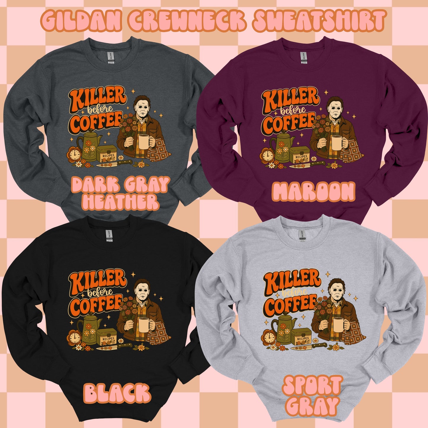 Killer Coffee Tshirt/Sweatshirt/Long Sleeve