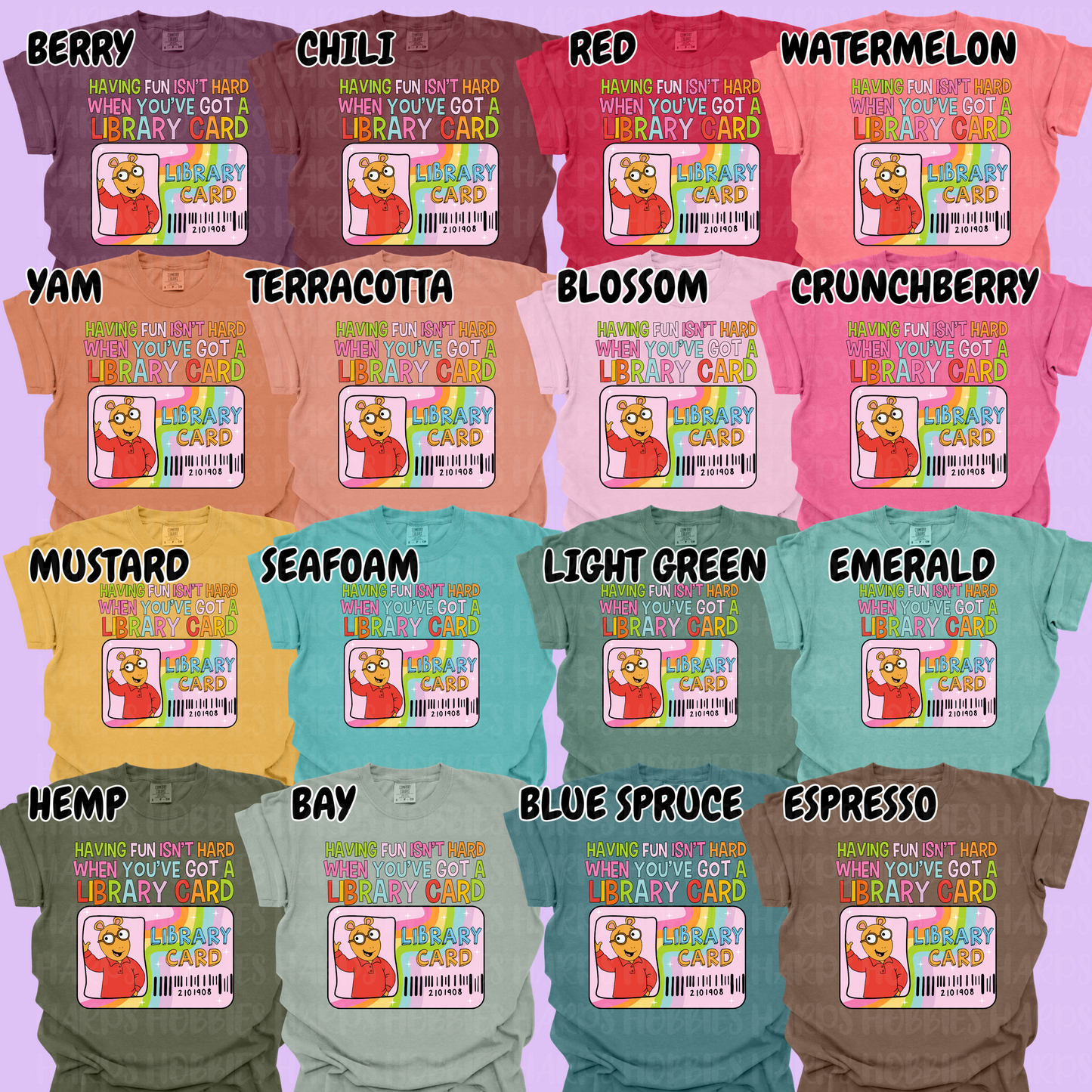 Library Card (tshirt/hoodie/sweatshirt/longsleeve)
