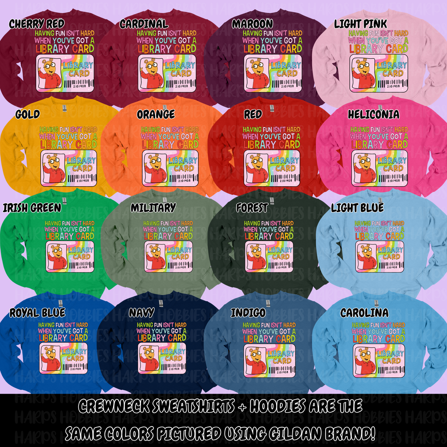 Library Card (tshirt/hoodie/sweatshirt/longsleeve)