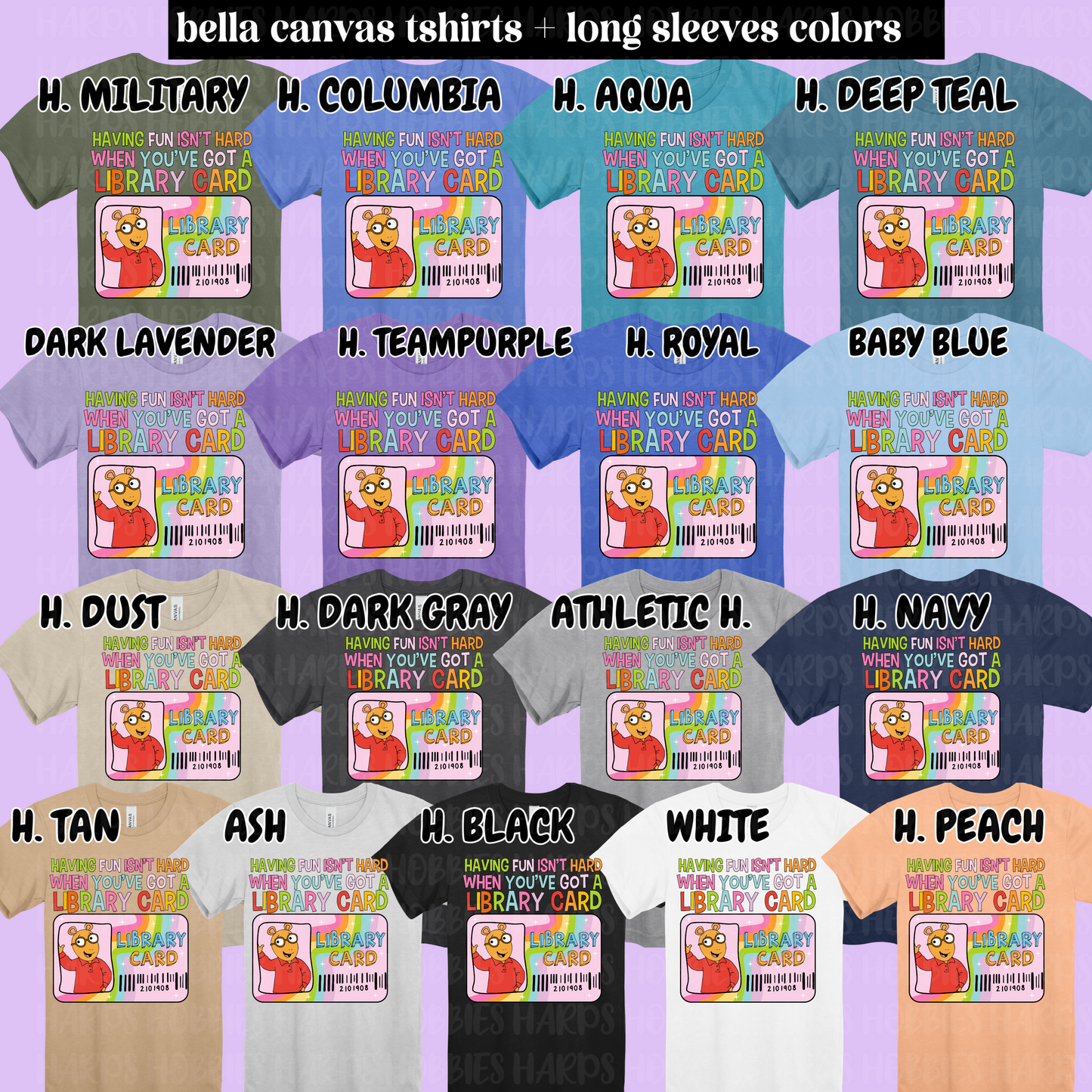 Library Card (tshirt/hoodie/sweatshirt/longsleeve)